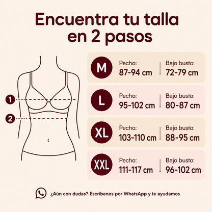 Sujetador Push-Up Sin Aros, Suave y  Cómodo OFERTA